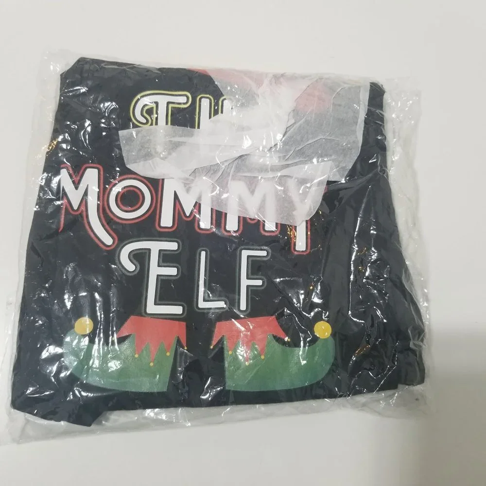 NEW SHEIN Christmas &‎ Letter Graphic Tee Size XL